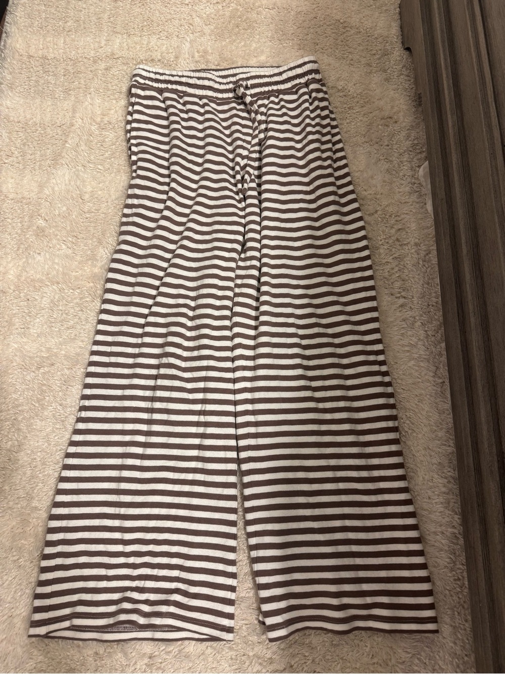 Daily Drills mocha stripe pants